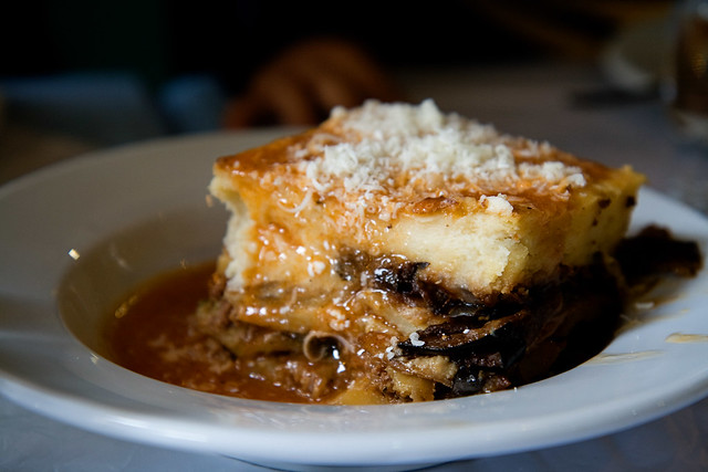 athens - food moussaka