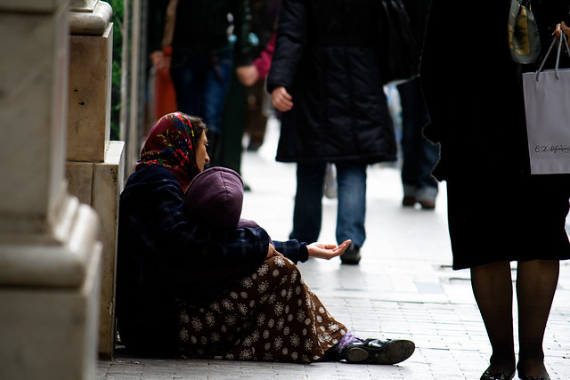 athens - beggar