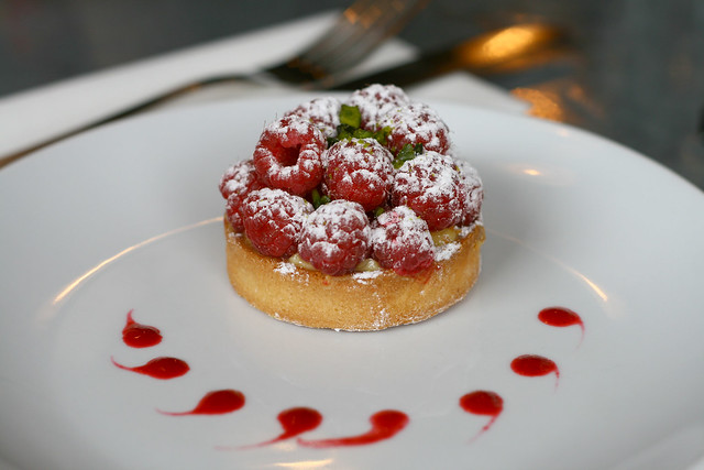 london - aubaine tart2