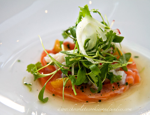 raw salmon