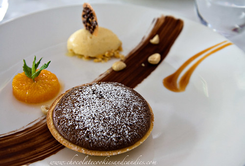 chocolate souffle tart
