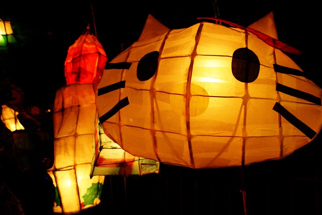 lanterns hello kitty
